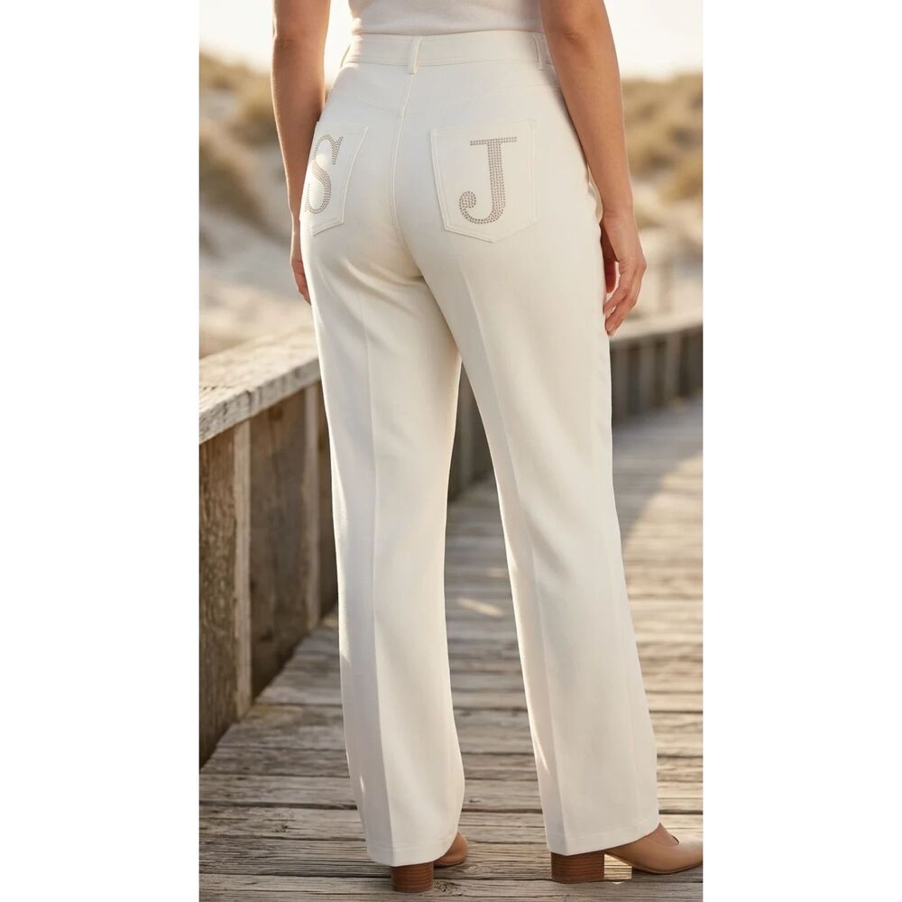 St. John — Tailored pants | 80% Wool Made in USA · Sz 14